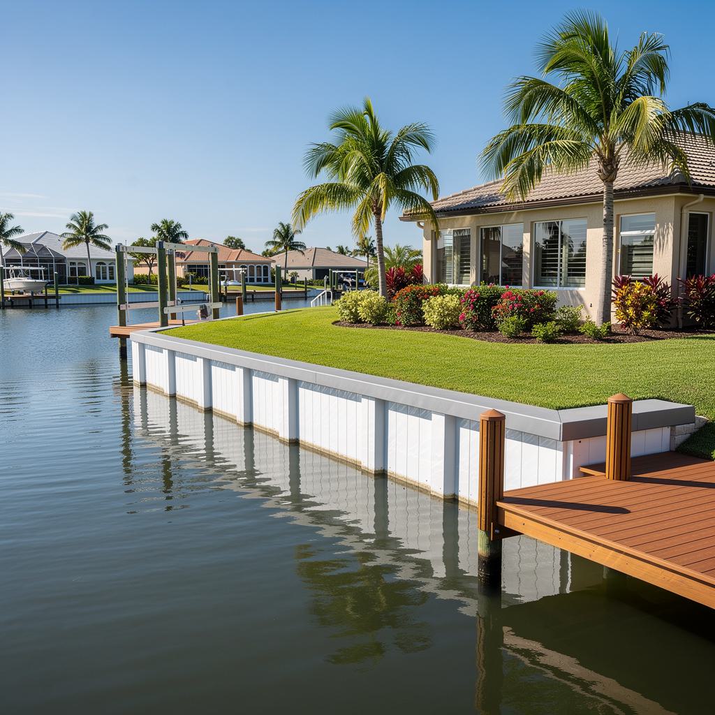 Cape Coral Vinyl Seawall FL